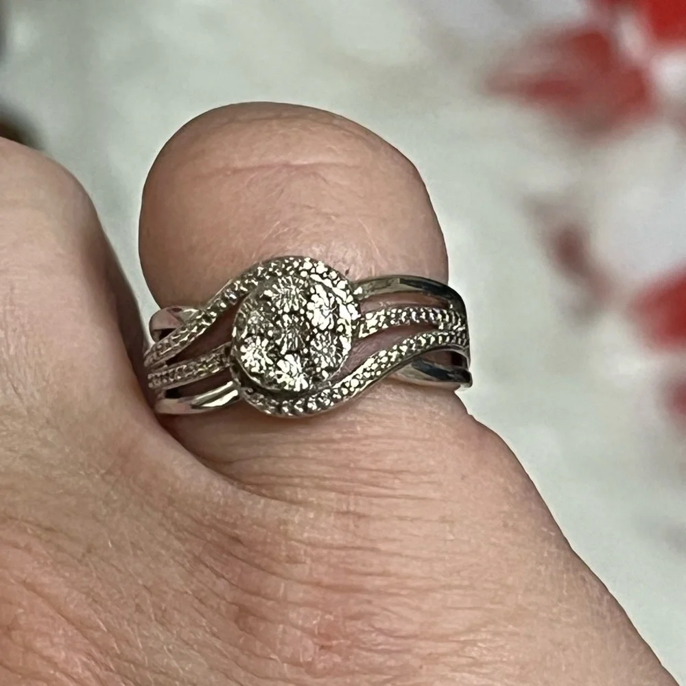 Sterling Renaissance Jewelry Diamond Ring